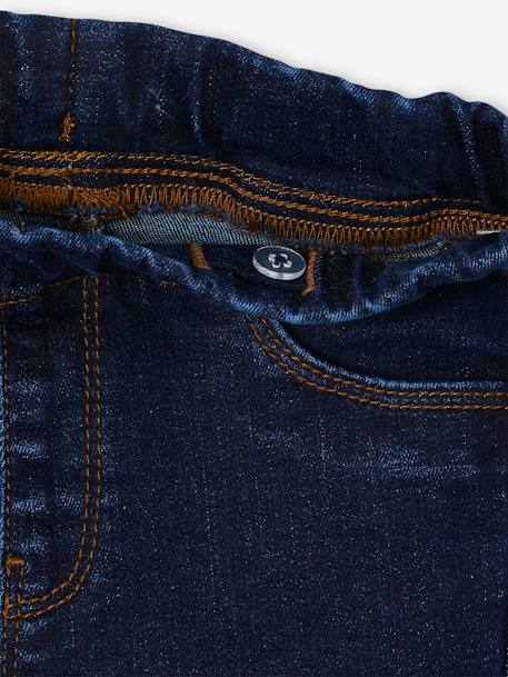 Jean fille tregging Basics bleu jean+stone - vertbaudet enfant 