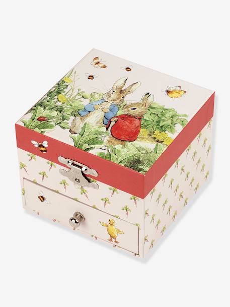Boîte à Musique Cube Peter Rabbit - TROUSSELIER rouge imprimé - vertbaudet enfant 