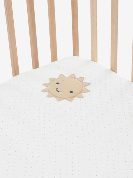 Lot de 2 housses pour fond de parc Hérissons+vert et blanc - vertbaudet enfant 