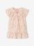 Robe fleurie bébé manches courtes écru - vertbaudet enfant 