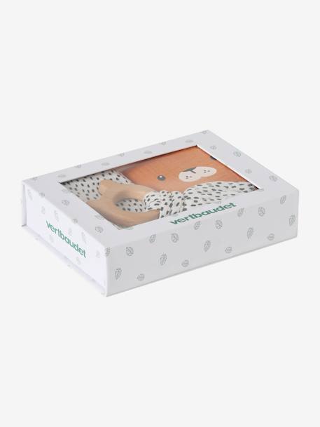 Coffret cadeau naissance personnalisable cappuccino+rose pâle - vertbaudet enfant 