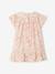 Robe fleurie bébé manches courtes écru - vertbaudet enfant 