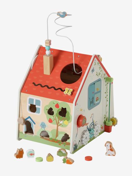 Grande maison d'activités en bois FSC® bois - vertbaudet enfant 