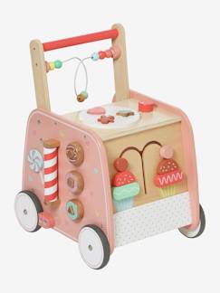 Chariot de marche marchande glaces et gâteaux en bois FSC®  - vertbaudet enfant