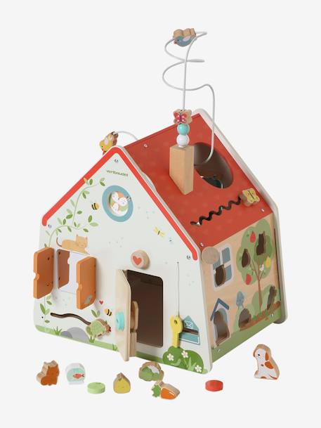Grande maison d'activités en bois FSC® bois - vertbaudet enfant 