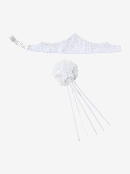 Verkleedkleren prinses met cape, toverstaf en kroon wit - vertbaudet enfant 