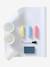 Tableau pliable et réglable en hauteur 3 en 1 en bois FSC® marine+multicolore+Rose - vertbaudet enfant 