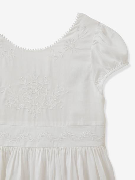 Robe Thelma fille - Collection fêtes et mariages blanc - vertbaudet enfant 