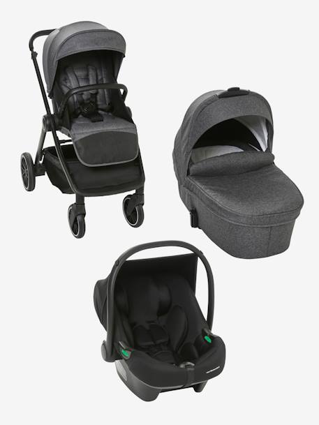 Poussette Trio Auriga I-size gris ardoise - vertbaudet enfant 