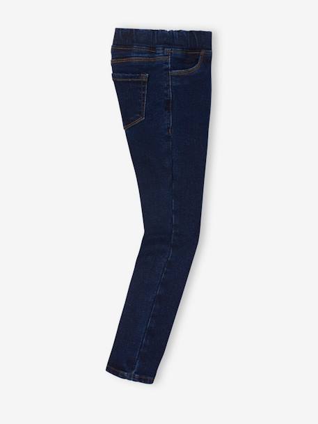 Jean fille tregging Basics bleu jean+stone - vertbaudet enfant 