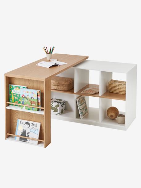 Bureau coulissable TOUPIE blanc - vertbaudet enfant 