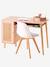 Bureau enfant cannage POESIE rose nude+vert - vertbaudet enfant 