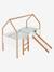 Lit enfant cabane toboggan blanc - vertbaudet enfant 