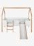 Lit enfant cabane toboggan blanc - vertbaudet enfant 