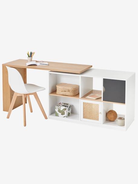 Bureau coulissable TOUPIE blanc - vertbaudet enfant 