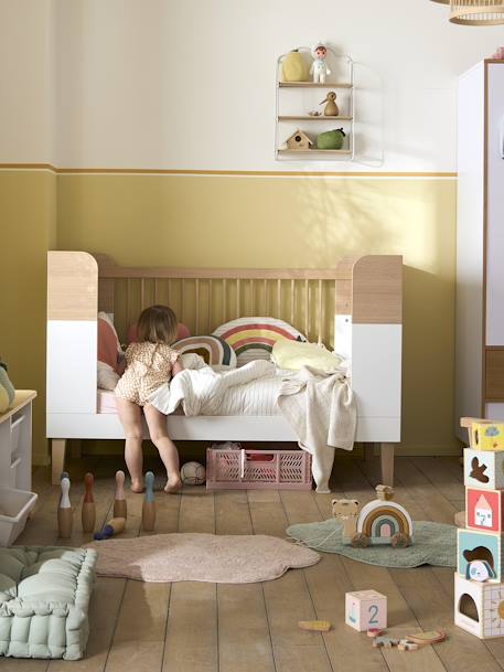Evolving Babybed 70x140cm LIGNE MOKA wit/hout - vertbaudet enfant 
