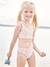 Maillot de bain 2 pièces réversible fille corail - vertbaudet enfant 
