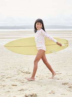 Anti-UV zwemset meisjes T-shirt + broekje  - vertbaudet enfant