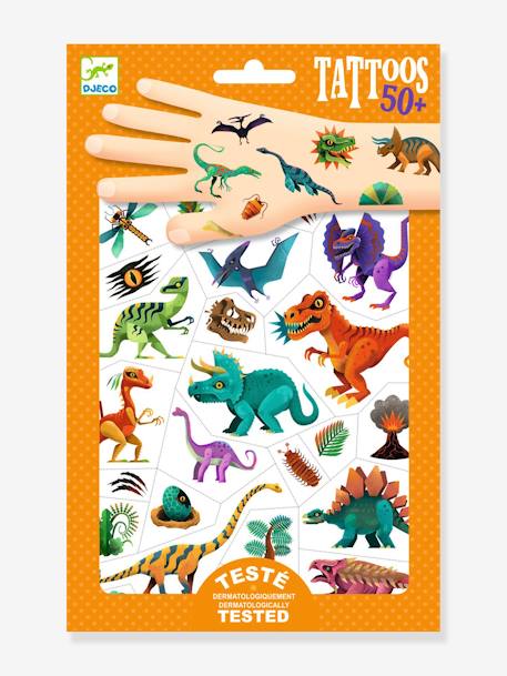 Tatouages Dino Club orange - vertbaudet enfant 