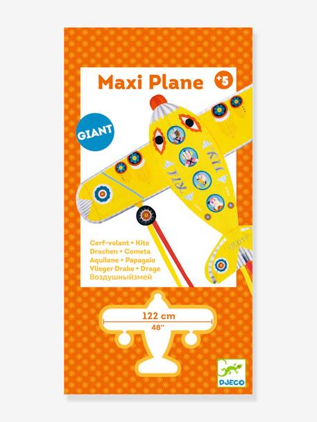 Cerf-volant maxi jaune+violet - vertbaudet enfant 