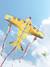 Cerf-volant maxi jaune+violet - vertbaudet enfant 