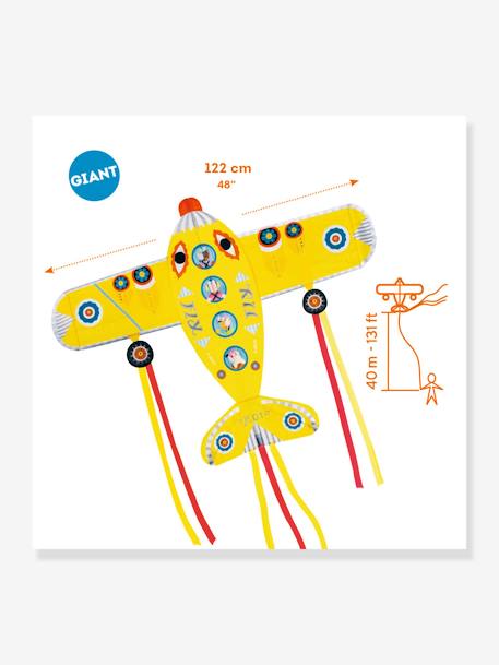 Cerf-volant maxi jaune+violet - vertbaudet enfant 