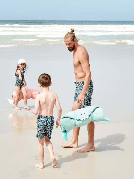 Matelas de plage Fish bleu ciel - vertbaudet enfant 