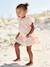 Robe fleurie bébé manches courtes écru - vertbaudet enfant 