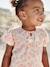 Robe fleurie bébé manches courtes écru - vertbaudet enfant 