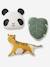 Lot de 3 coussins animaux HANOÏ écru - vertbaudet enfant 