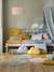 Matras in futon-stijl grijsblauw+kaneel+roze (poederkleur)+rozen+saliegroen - vertbaudet enfant 