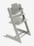 Hoge stoel Tripp Trapp STOKKE BLEACHED+donkerbruin+ecru+grijs+groen+NATUURLIJK+ONWEER GRIJS+WIT+zachtpaars+ZWART - vertbaudet enfant 