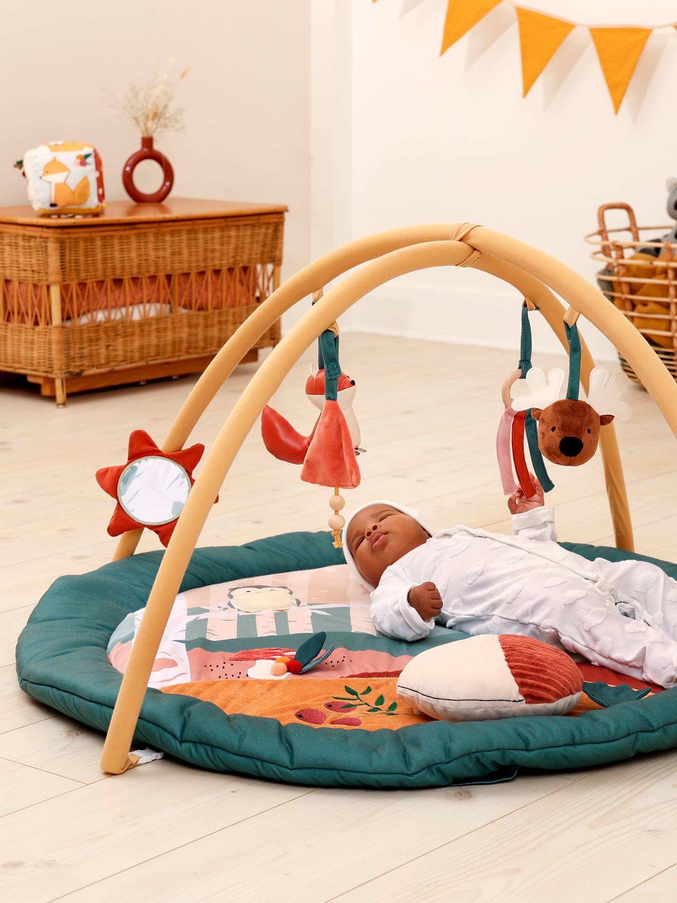 spielzeug bogen baby Speeltapijt met bogen - Bos - LITTLE BIG FRIENDS - groen, Speelgoed