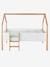 Lit enfant cabane toboggan blanc - vertbaudet enfant 