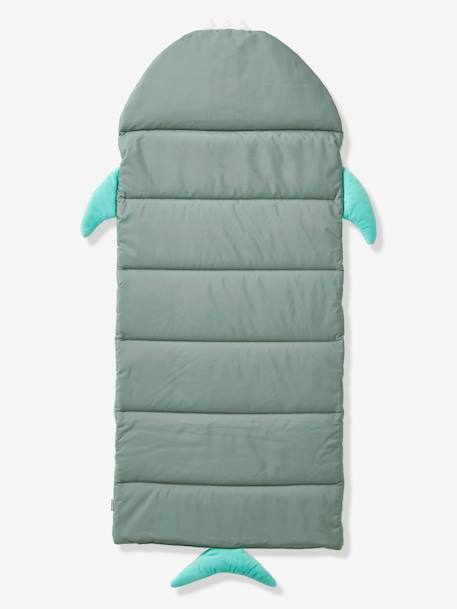 Strandmatras Fish hemelsblauw - vertbaudet enfant 