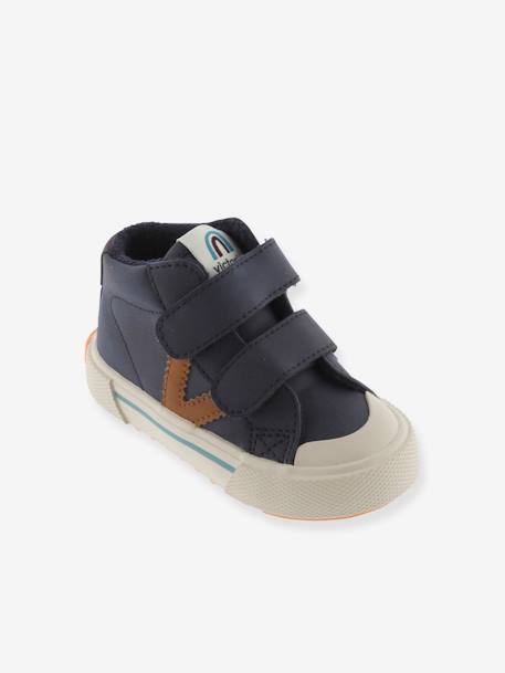 Baskets enfant Tribu Tiras Efecto Piel 1065185 marine - vertbaudet enfant 