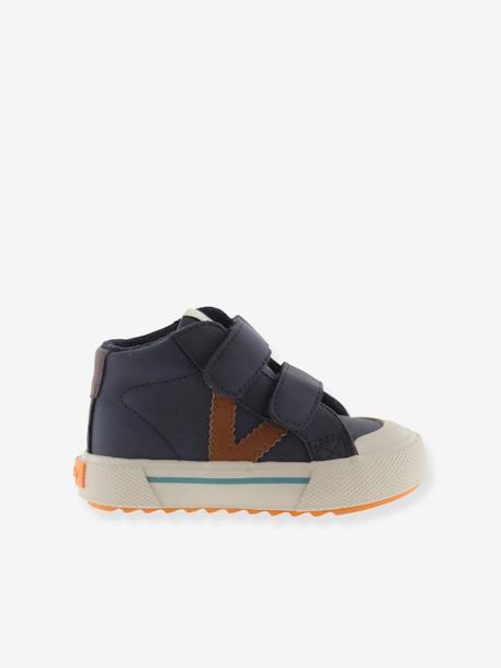 Baskets enfant Tribu Tiras Efecto Piel 1065185 marine - vertbaudet enfant 