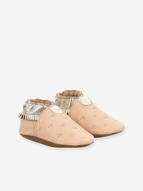 Chaussons cuir souple bébé Appaloosa Style 927830-10 © rose - vertbaudet enfant 