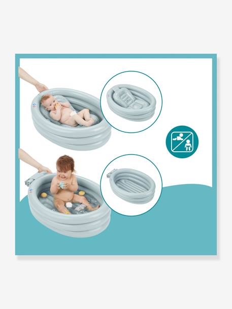 Baignoire gonflable évolutive Aquadots bleu - vertbaudet enfant 