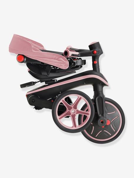 Driewieler Explorer Foldable 4 in 1 - GLOBBER grijs+olijf+rozen+taupe - vertbaudet enfant 
