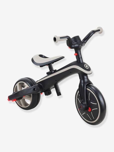 Driewieler Explorer Foldable 4 in 1 - GLOBBER grijs+olijf+rozen+taupe - vertbaudet enfant 