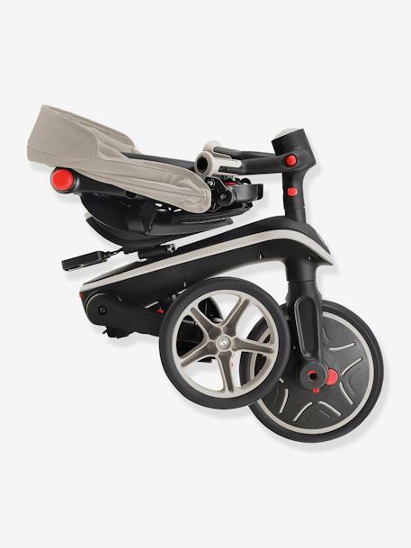 Driewieler Explorer Foldable 4 in 1 - GLOBBER grijs+olijf+rozen+taupe - vertbaudet enfant 