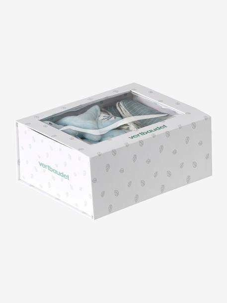 Coffret cadeau naissance SOUS L'OCÉAN bleu grisé - vertbaudet enfant 