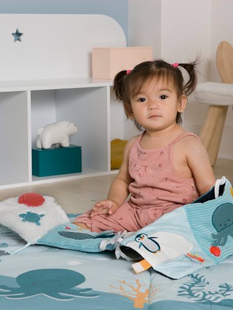 Livre d'Éveil en tissu 2 en 1 Océan - bleu - vertbaudet enfant 