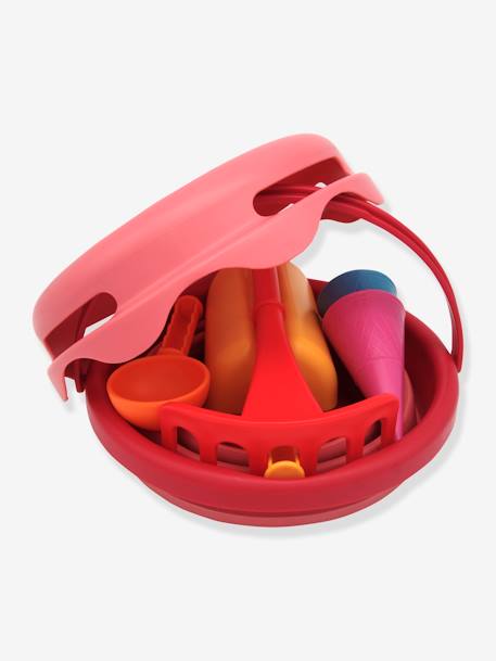 Set de 7 jeux de plage bleu+jaune+rouge - vertbaudet enfant 