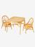 Lot 2 chaises et table en rotin bois - vertbaudet enfant 