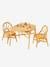 Lot de 2 chaises + table en rotin bois - vertbaudet enfant 