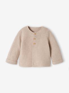 Baby-Trui, vest, sweater-Vest-Fijnmazig baby vestje van katoen