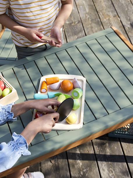 Table outdoor maternelle Summer kaki - vertbaudet enfant 