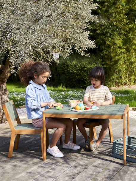 Table outdoor maternelle Summer kaki - vertbaudet enfant 